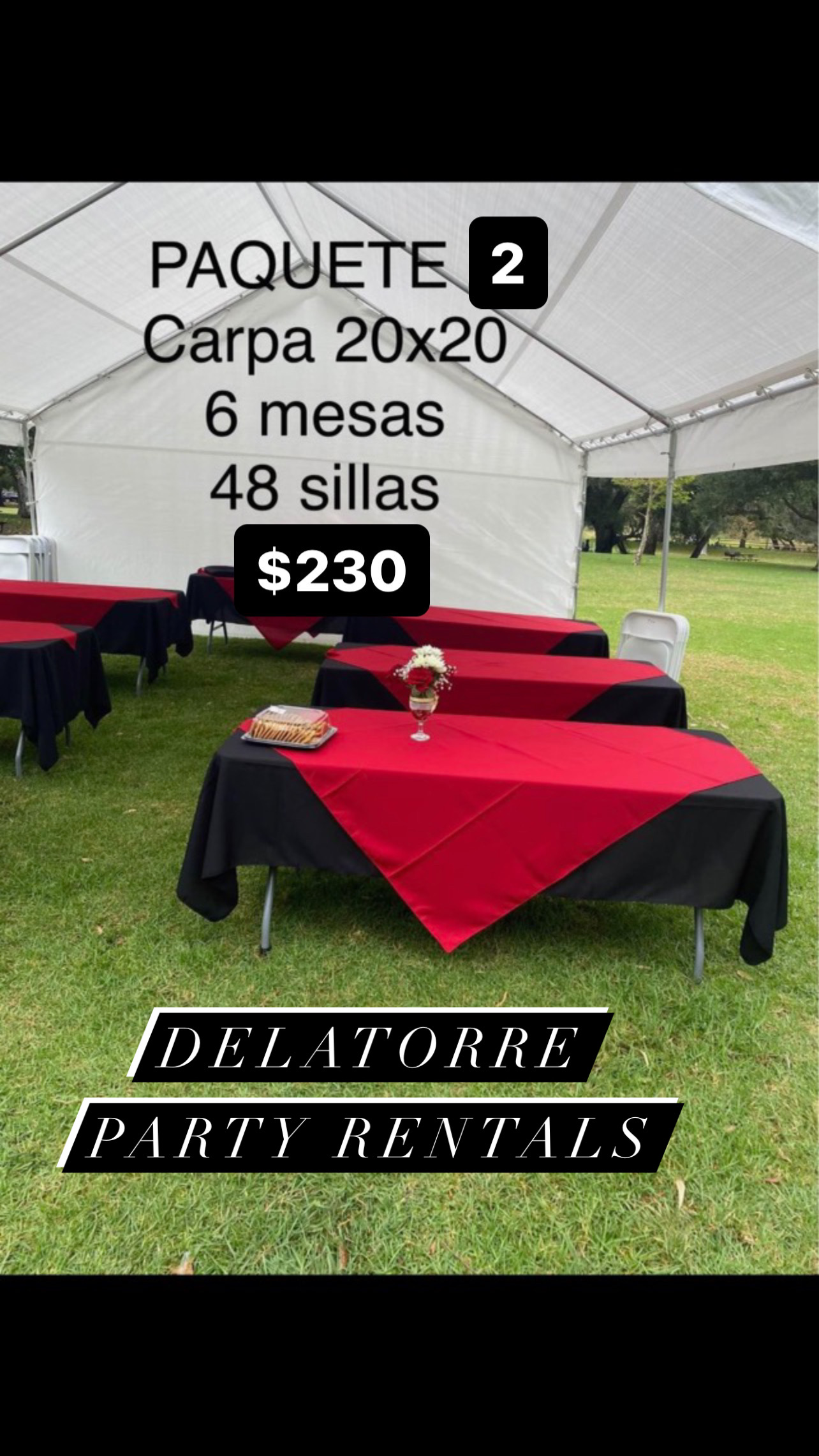 Event Rental Package # 2