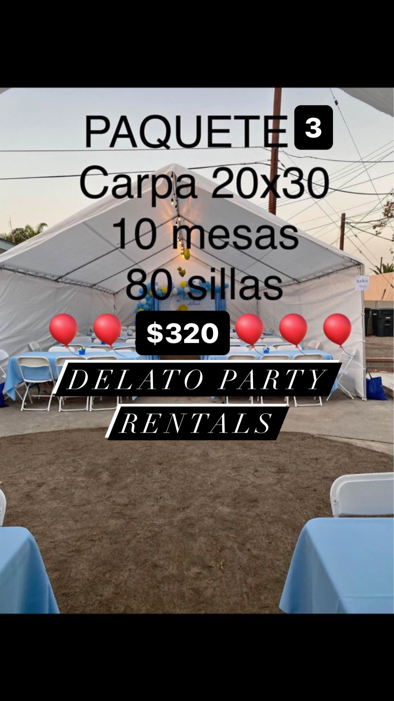Event Rental Package # 3