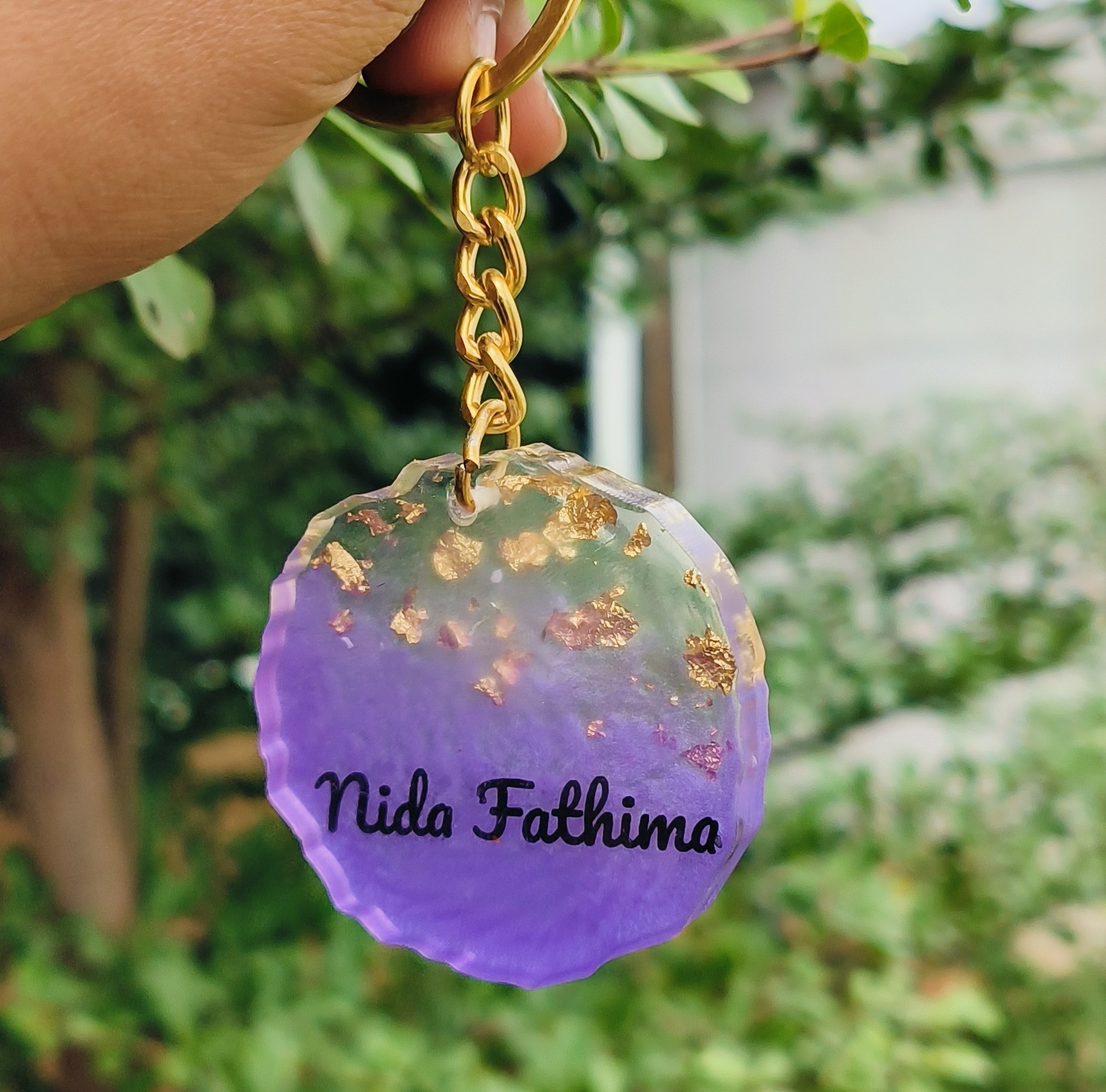 Personalized Resin Keychains with names