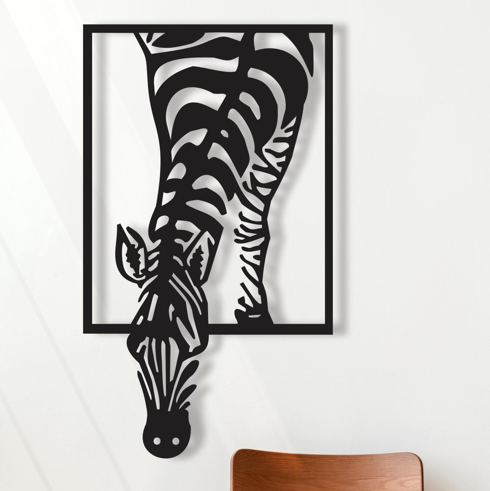 Zebra Metal Wall Art