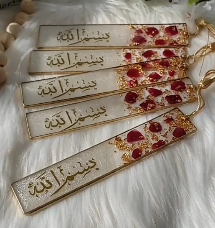 Personalized Resin Bookmarks