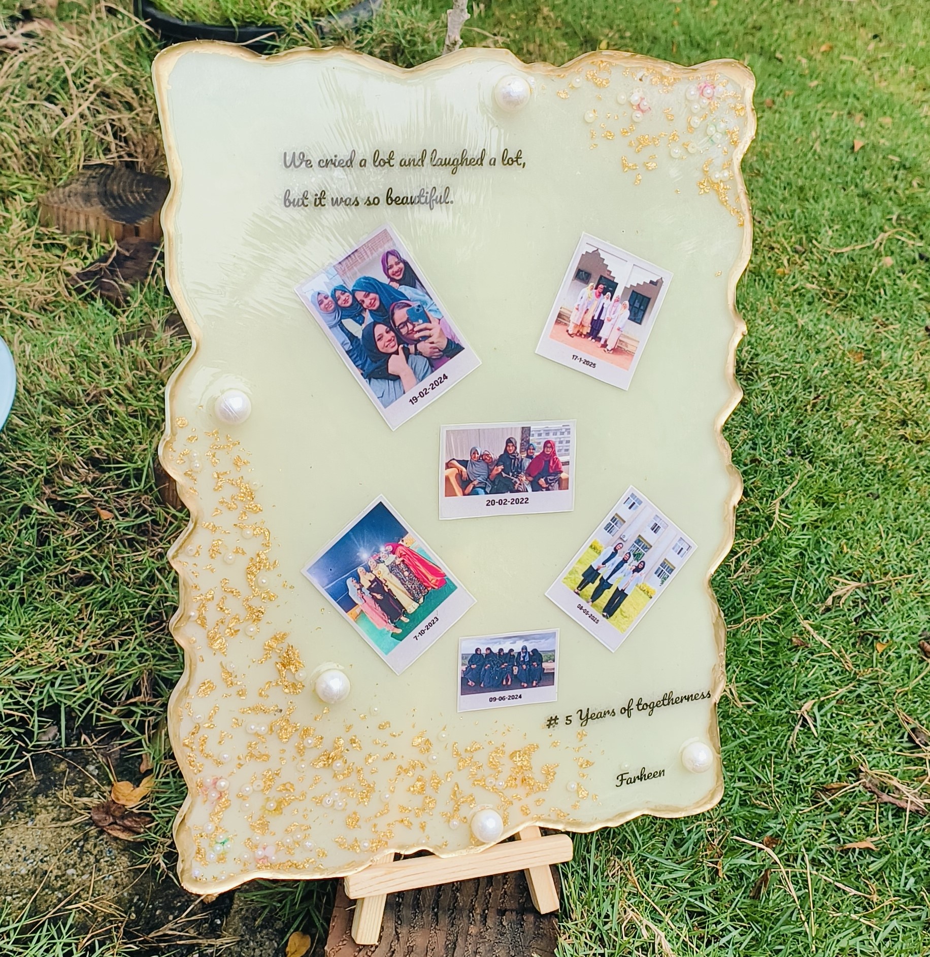 Custom Resin Photo Memory Frame