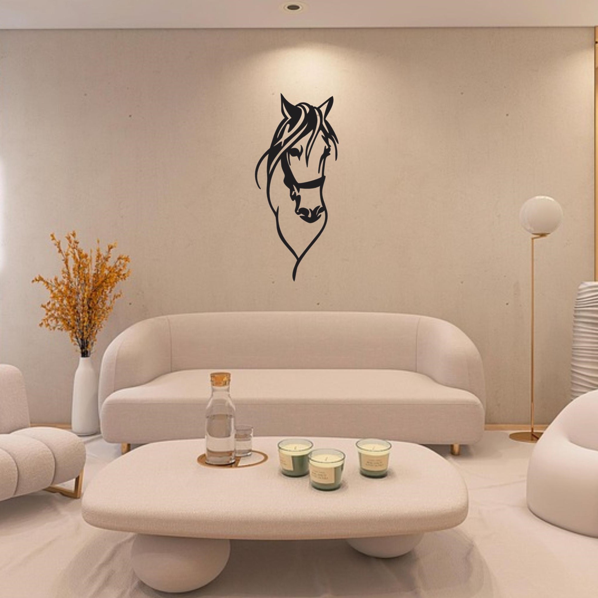 Metal Horse Wall Art