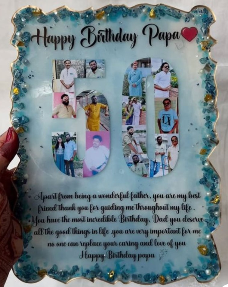 Custom Resin Photo Memory Frame