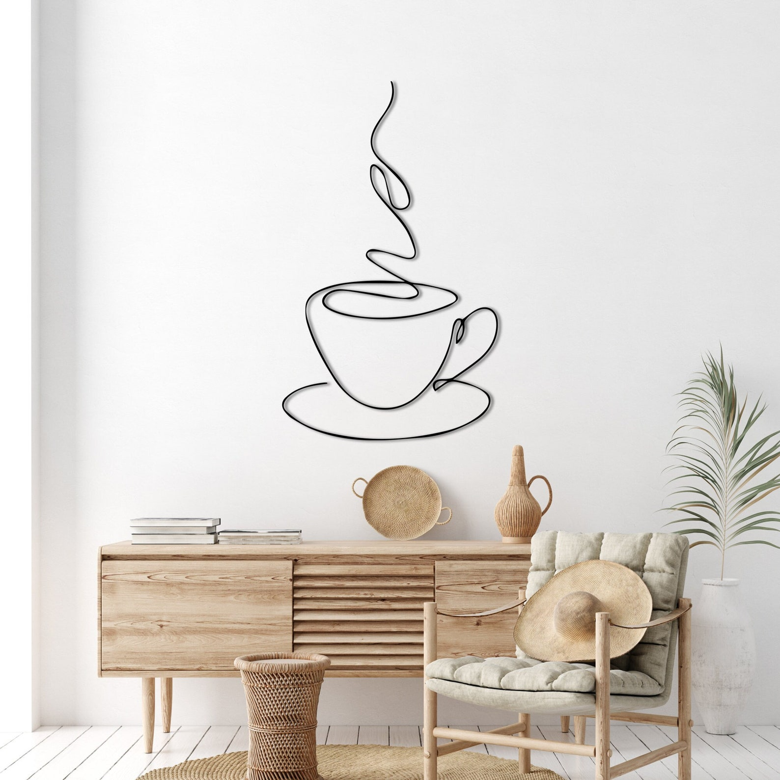 Minimalist Coffee Cup Wall Art