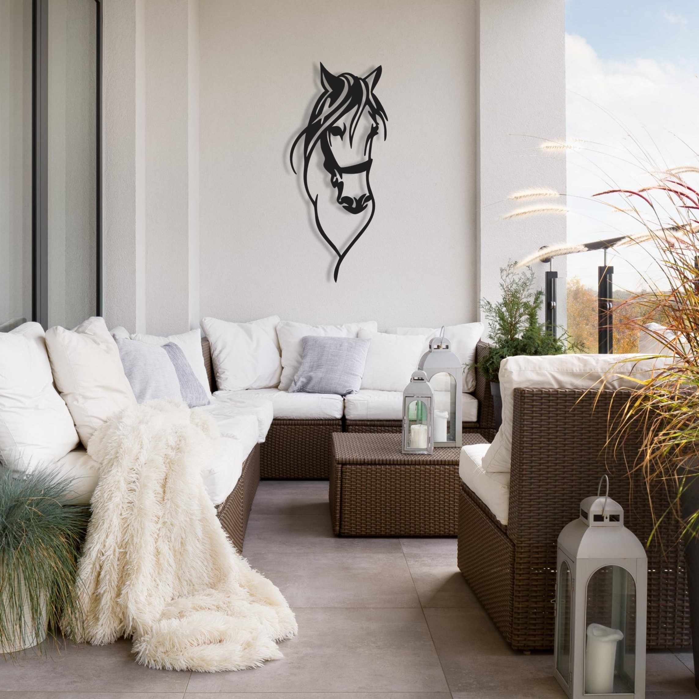 Metal Horse Wall Art