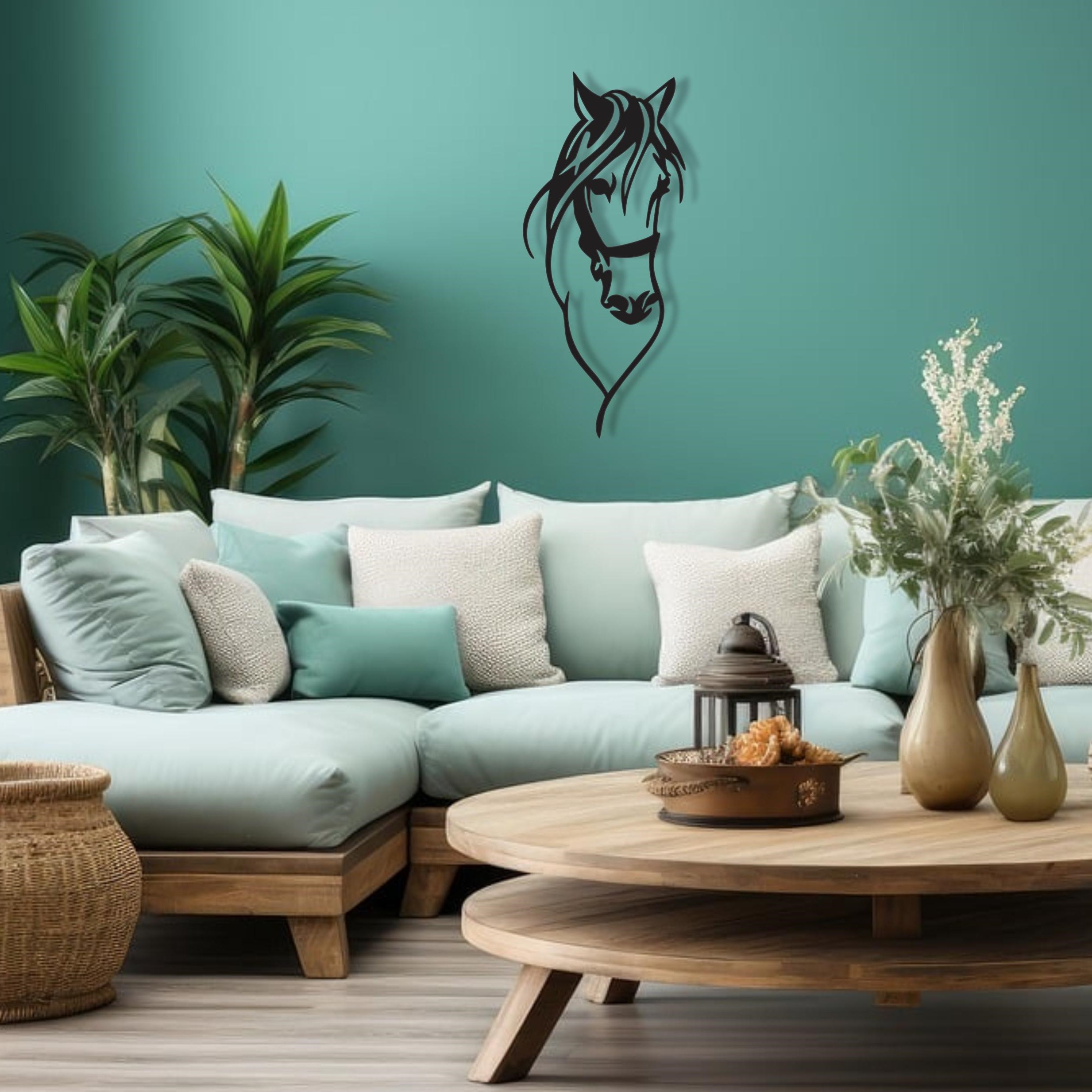 Metal Horse Wall Art