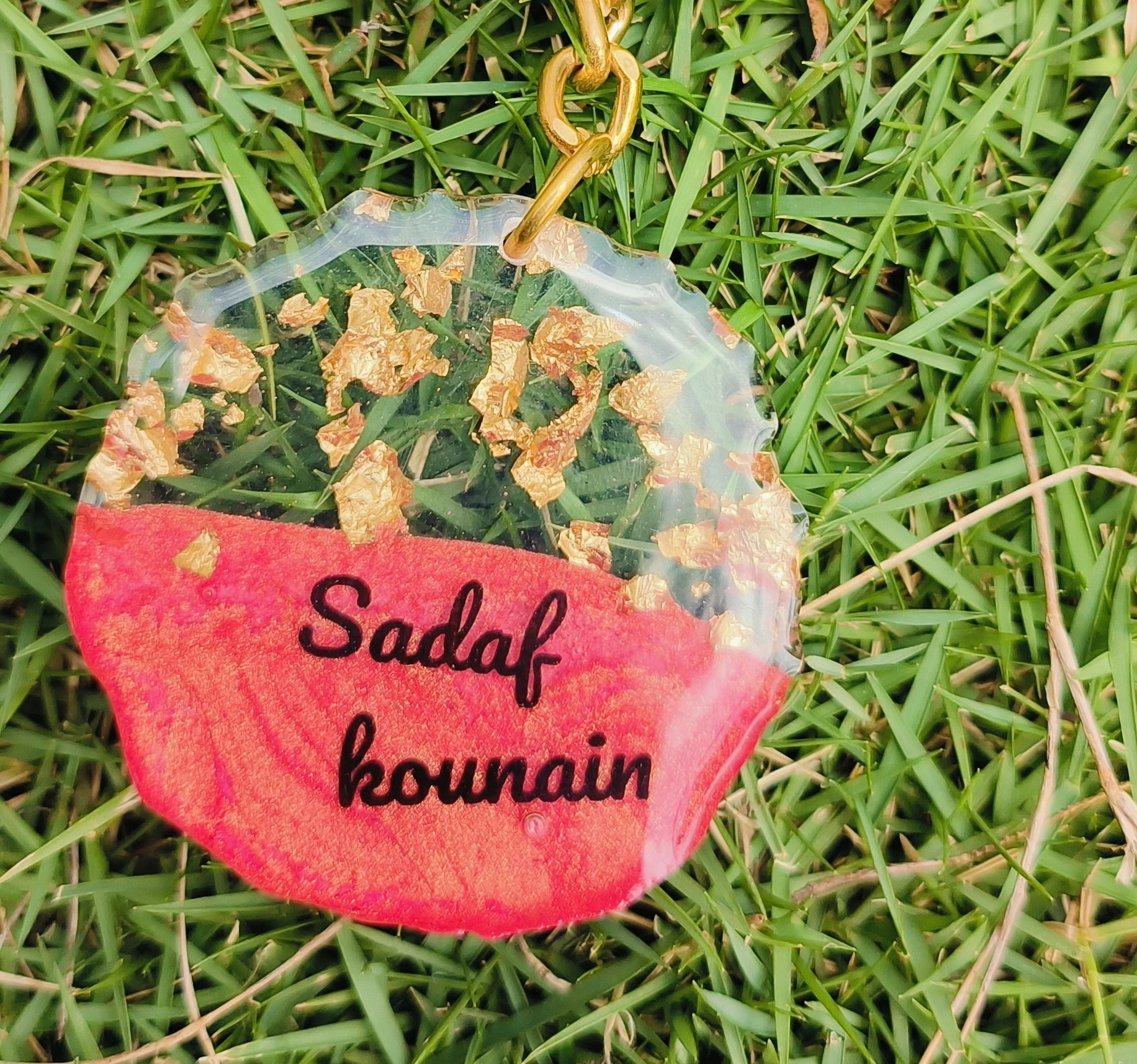 Personalized Resin Keychains with names