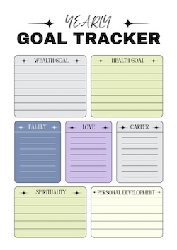Yearly Goal Tracker