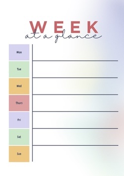 Weekly Planner 