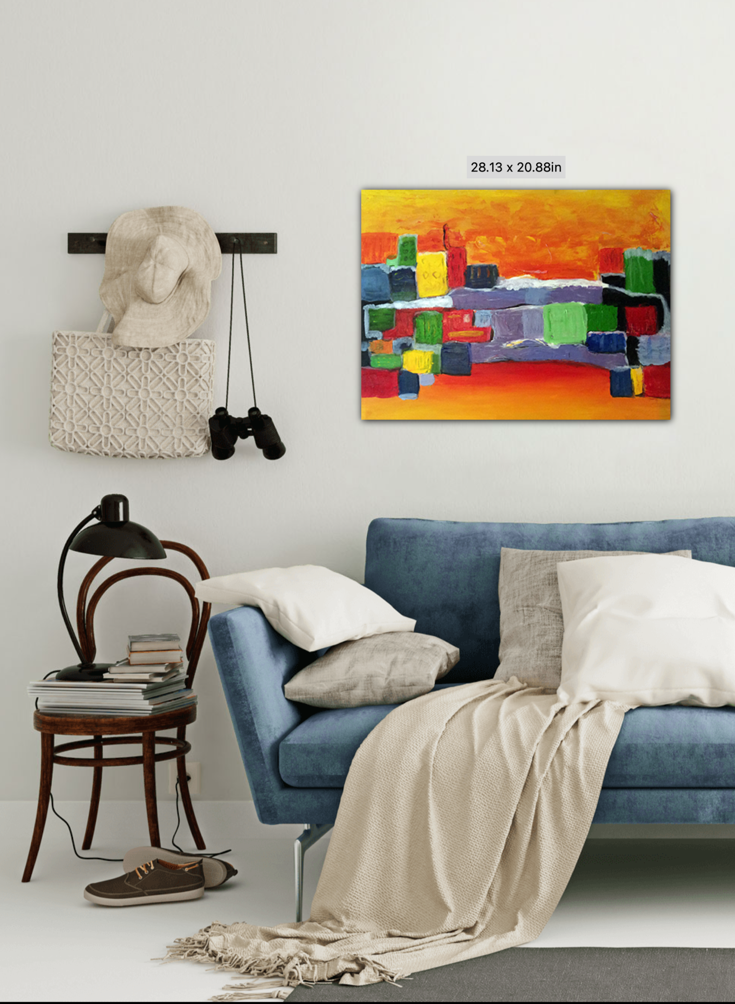 Abstract Acrylic Painting