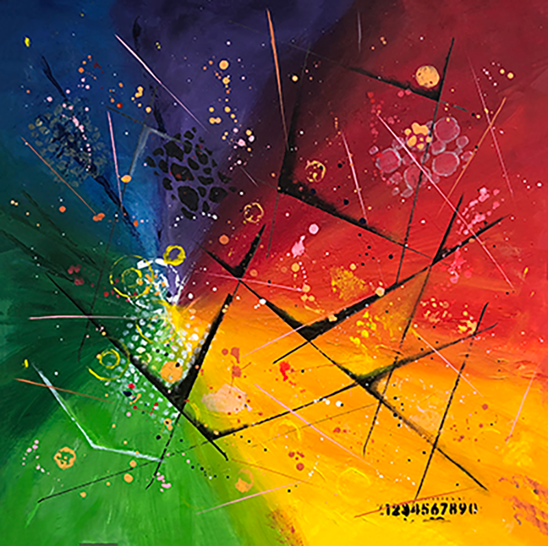 Abstract Colorful Painting