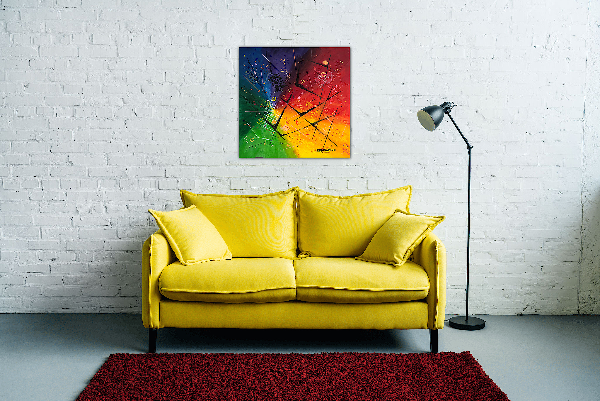 Abstract Colorful Painting