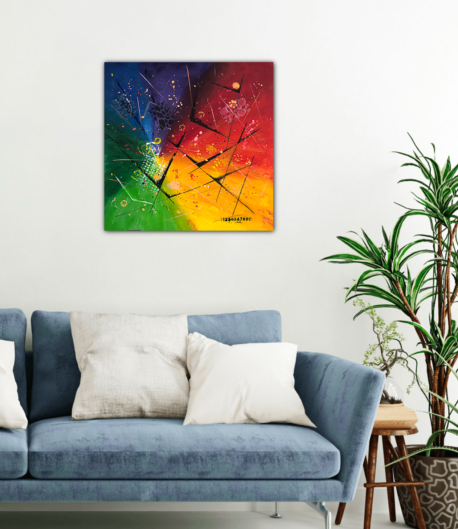 Abstract Colorful Painting