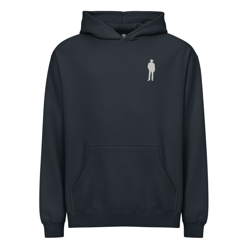 Men’s Pure Suede embroidered hoodie