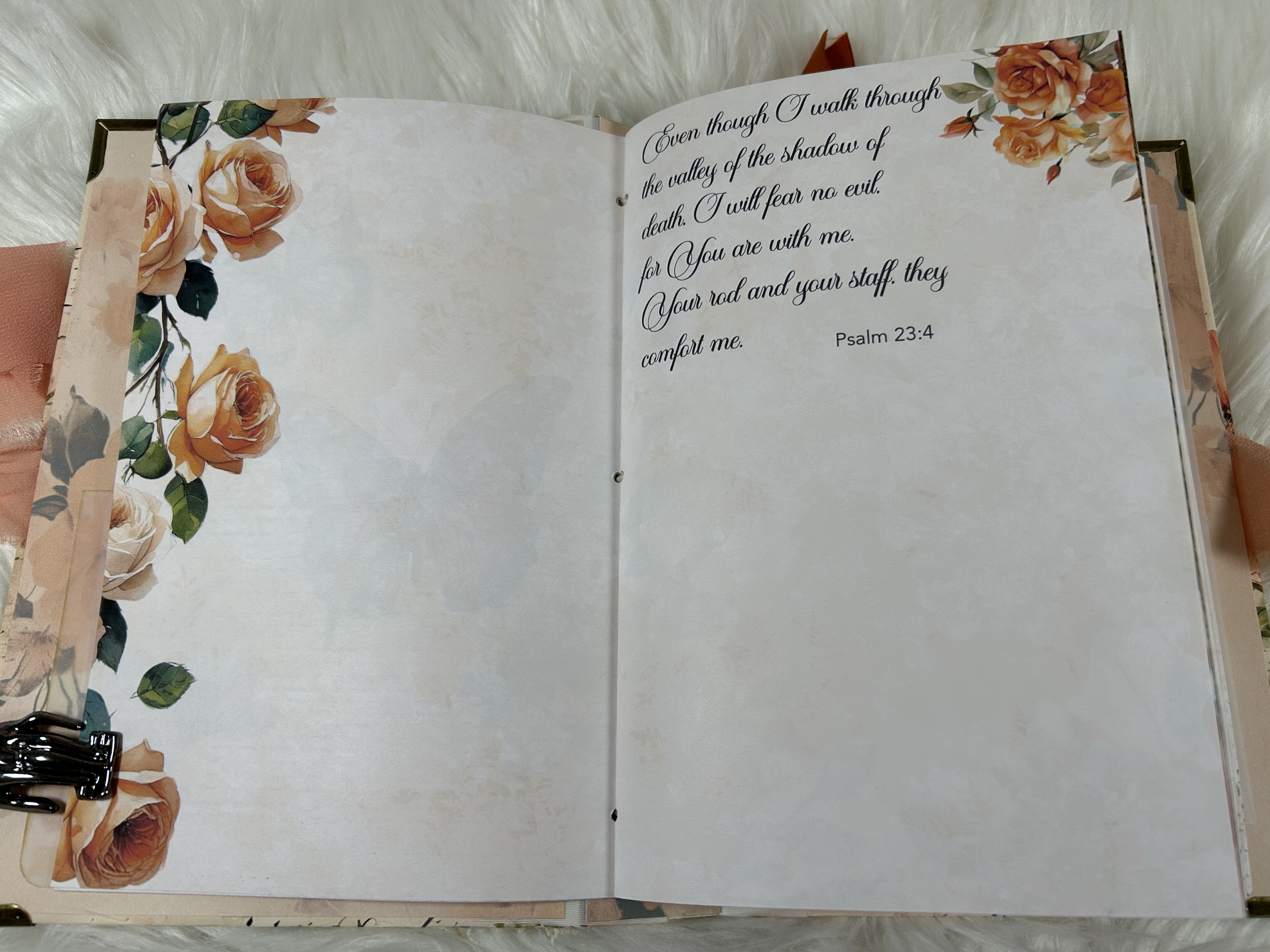 "Quiet Time with the LORD" – Handmade Christian Prayer Journal