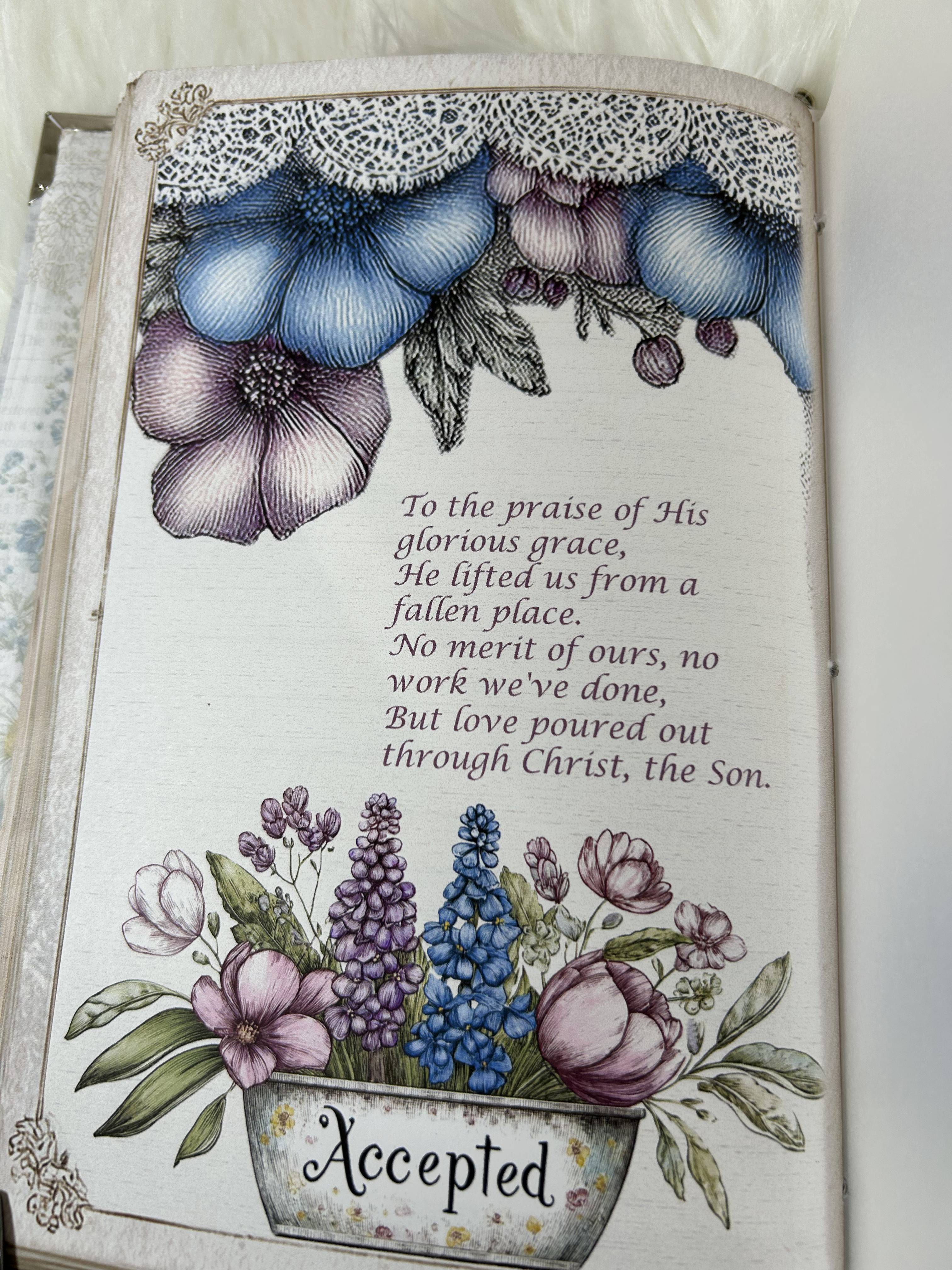 He Calls Me His – Handmade Christian Faith & Prayer Journal