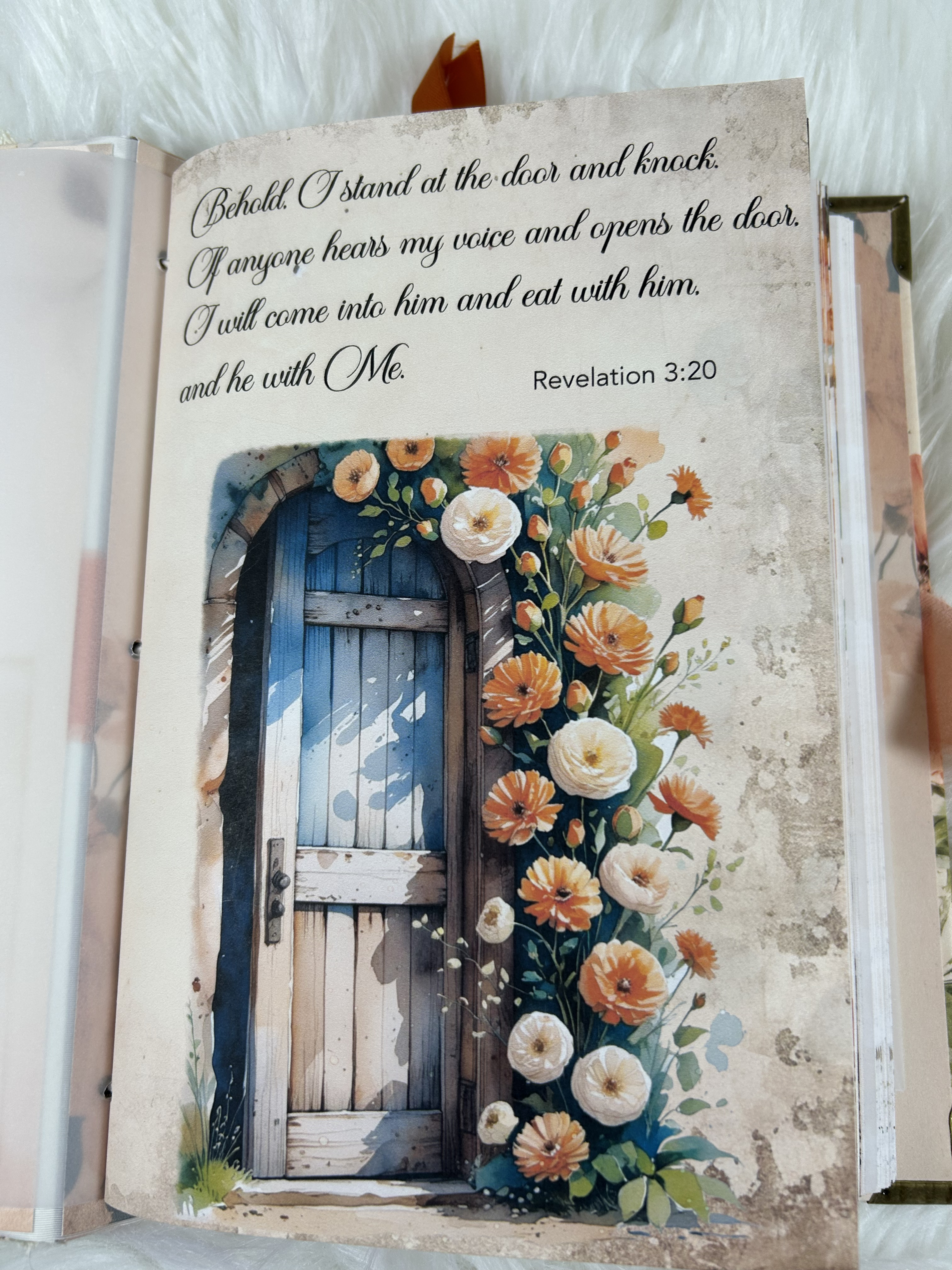 "Quiet Time with the LORD" – Handmade Christian Prayer Journal