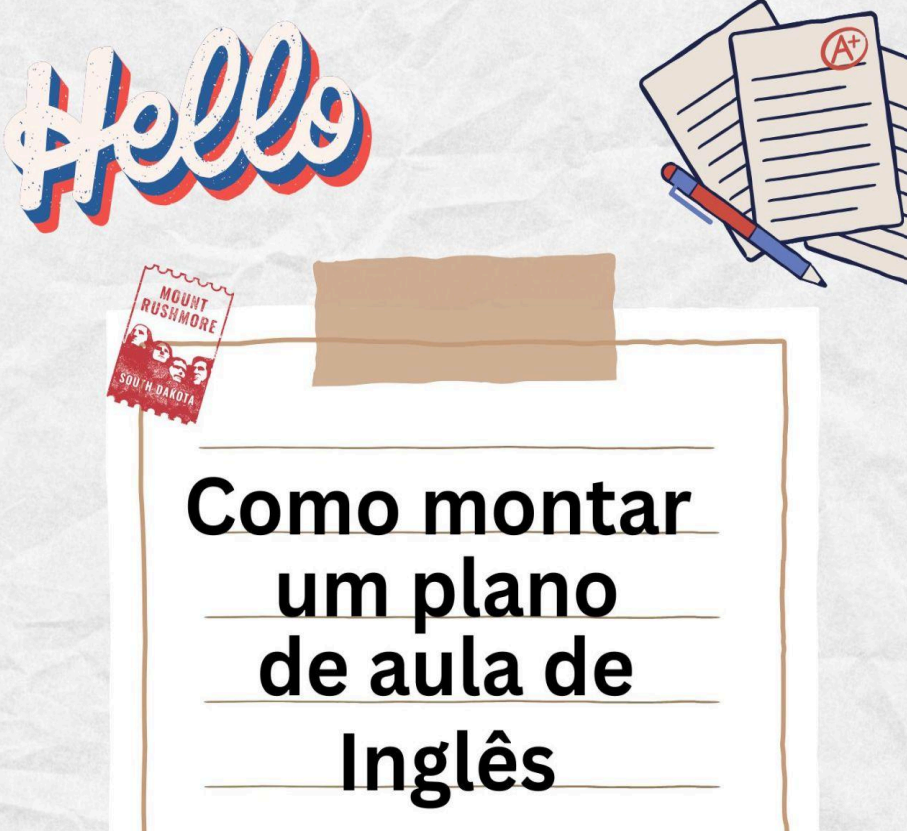 Como montar um plano de aula em inglês.
