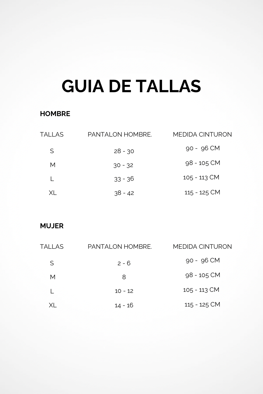 Cinturones - Belts