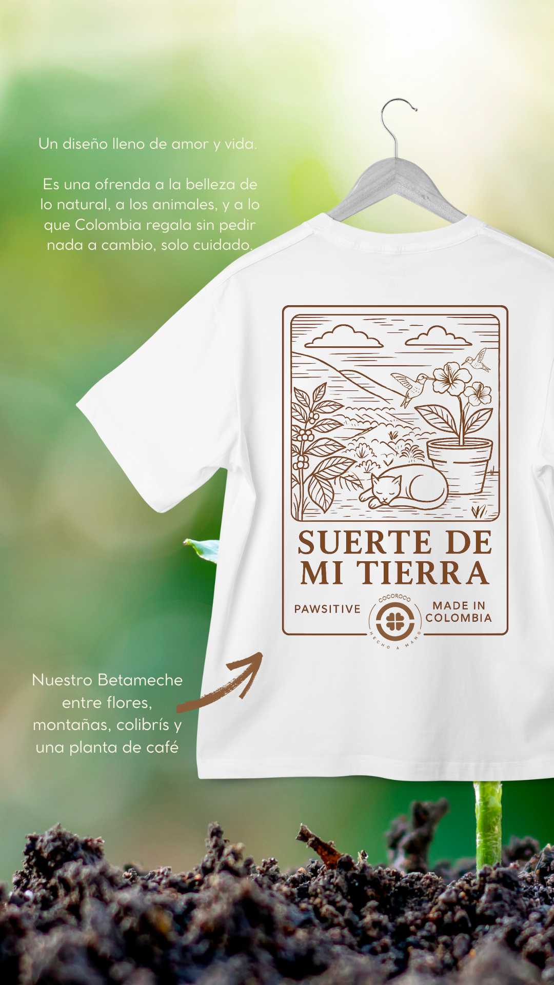 Suerte de mi tierra T-shirt
