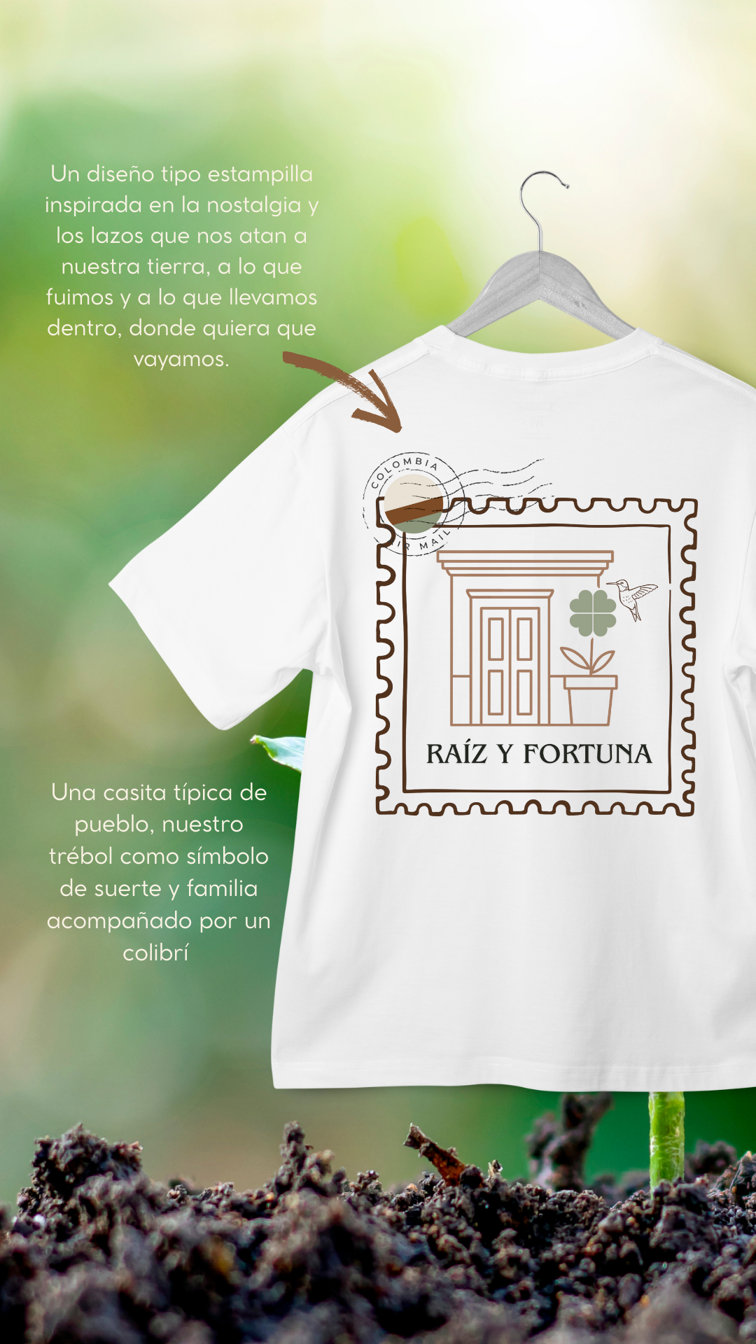 Raíz y fortuna T-shirt