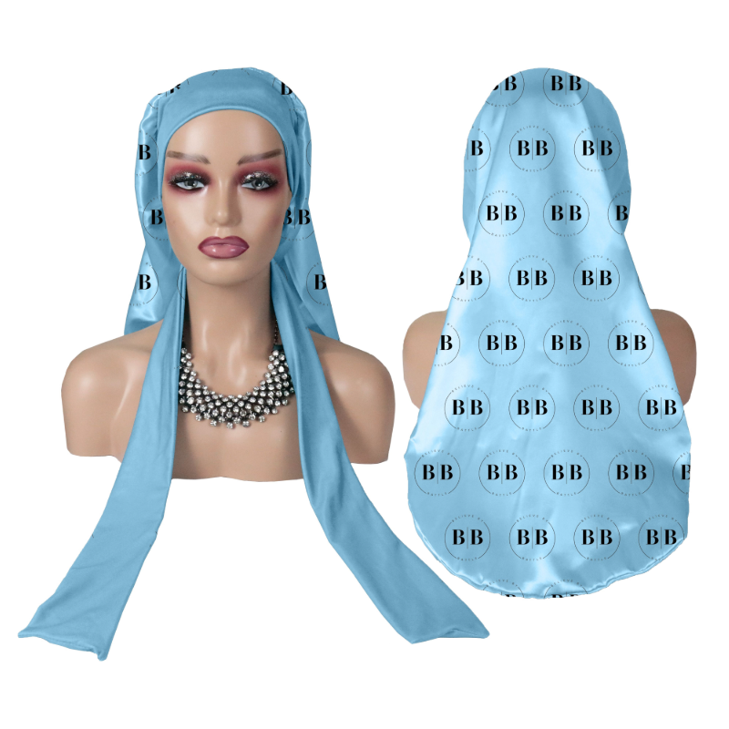 BELIEVE – Long LUXE Bonnet (Light Blue)
