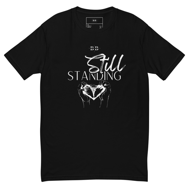BELIEVE BY BATTLE – "STILL STANDING"  Premium Tee (White Design)