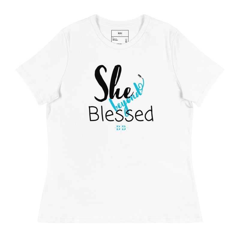 Believe By Battle "She Beyond Blessed" Women's tee