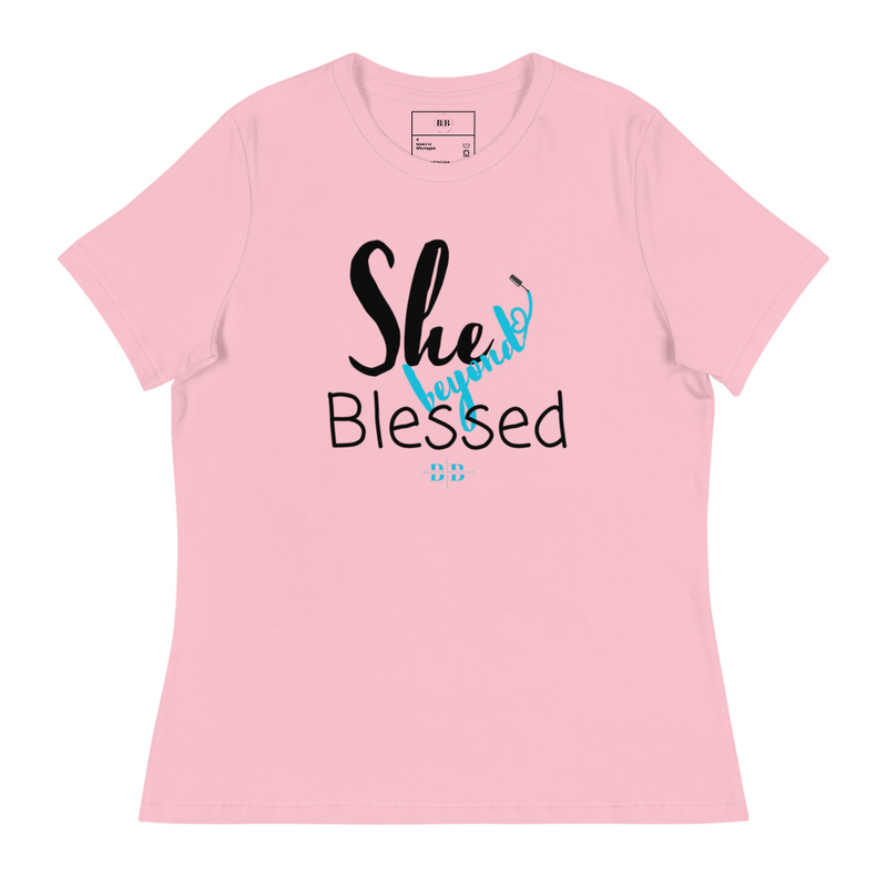 Believe By Battle "She Beyond Blessed" Women's tee