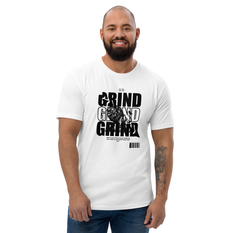 GRIND - James 2:26 (KJV): Premium Fitted Tee