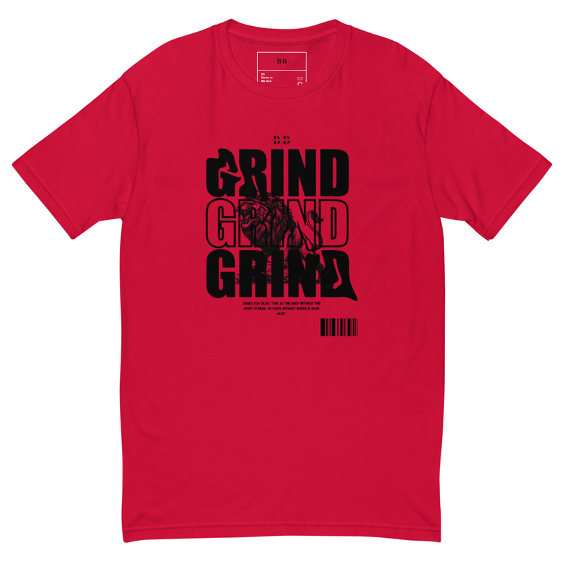 GRIND - James 2:26 (KJV): Premium Fitted Tee