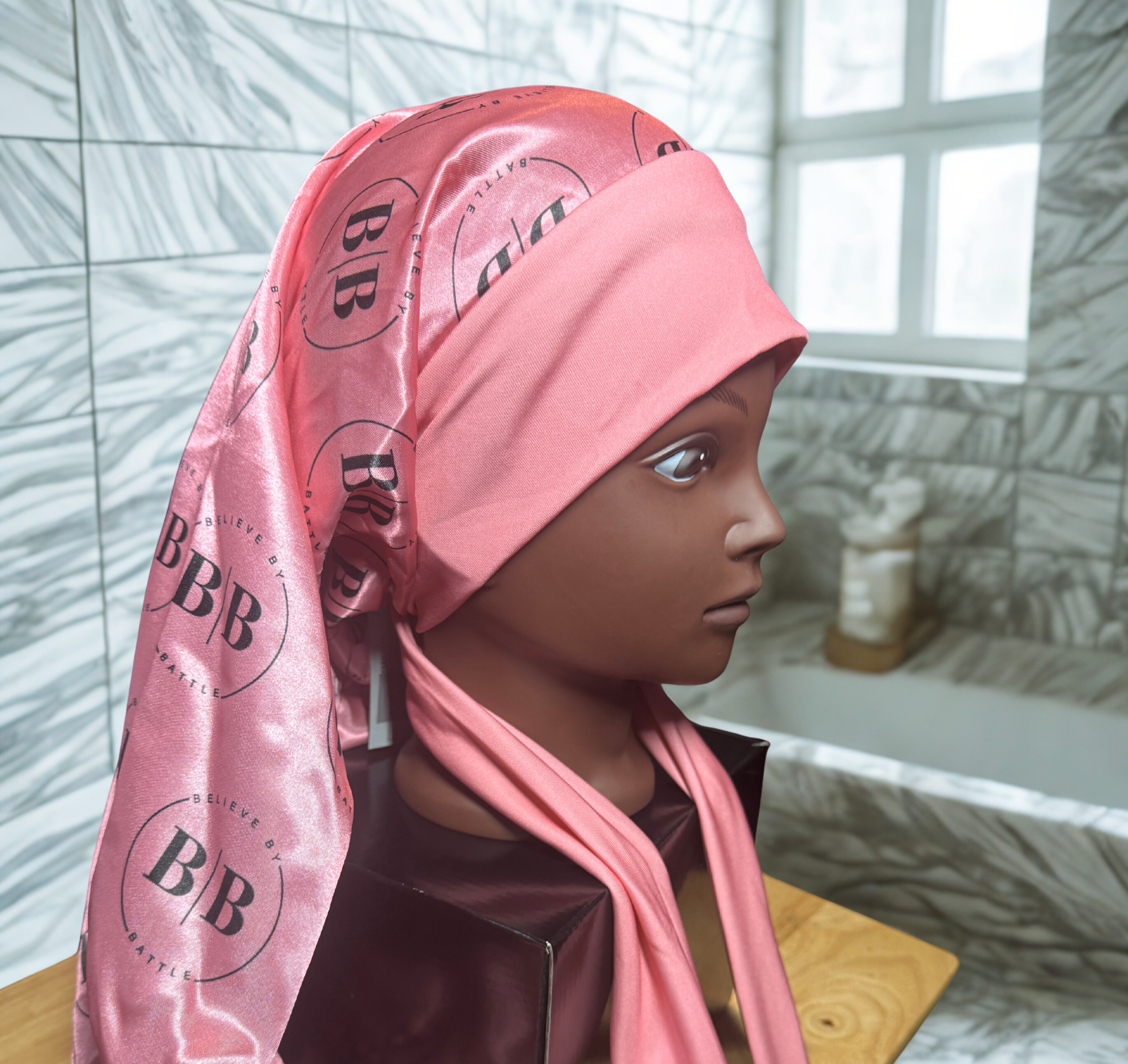 PASSION – Long LUXE Bonnet ( Pink)