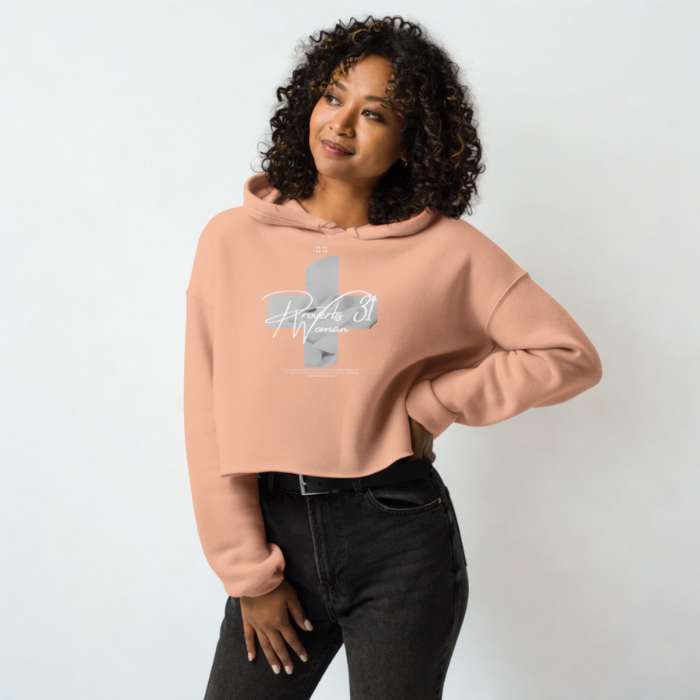 Believe By Battle "Proverbs 31 Woman" Cropped hoodie