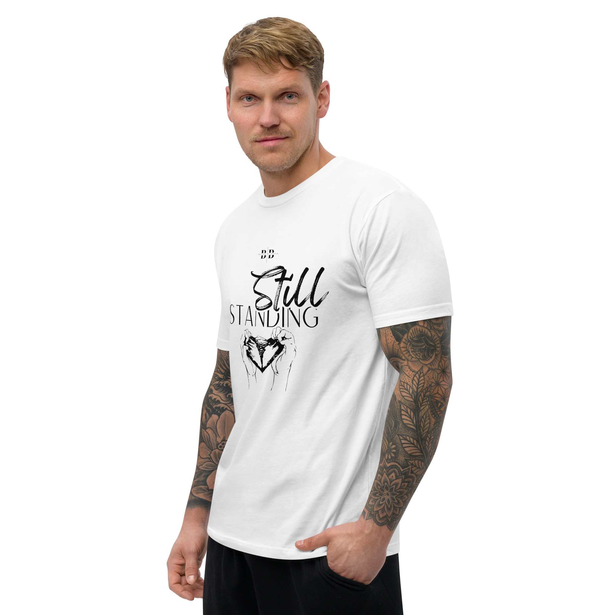 BELIEVE BY BATTLE – "STILL STANDING" Premium Tee (Blk Design)
