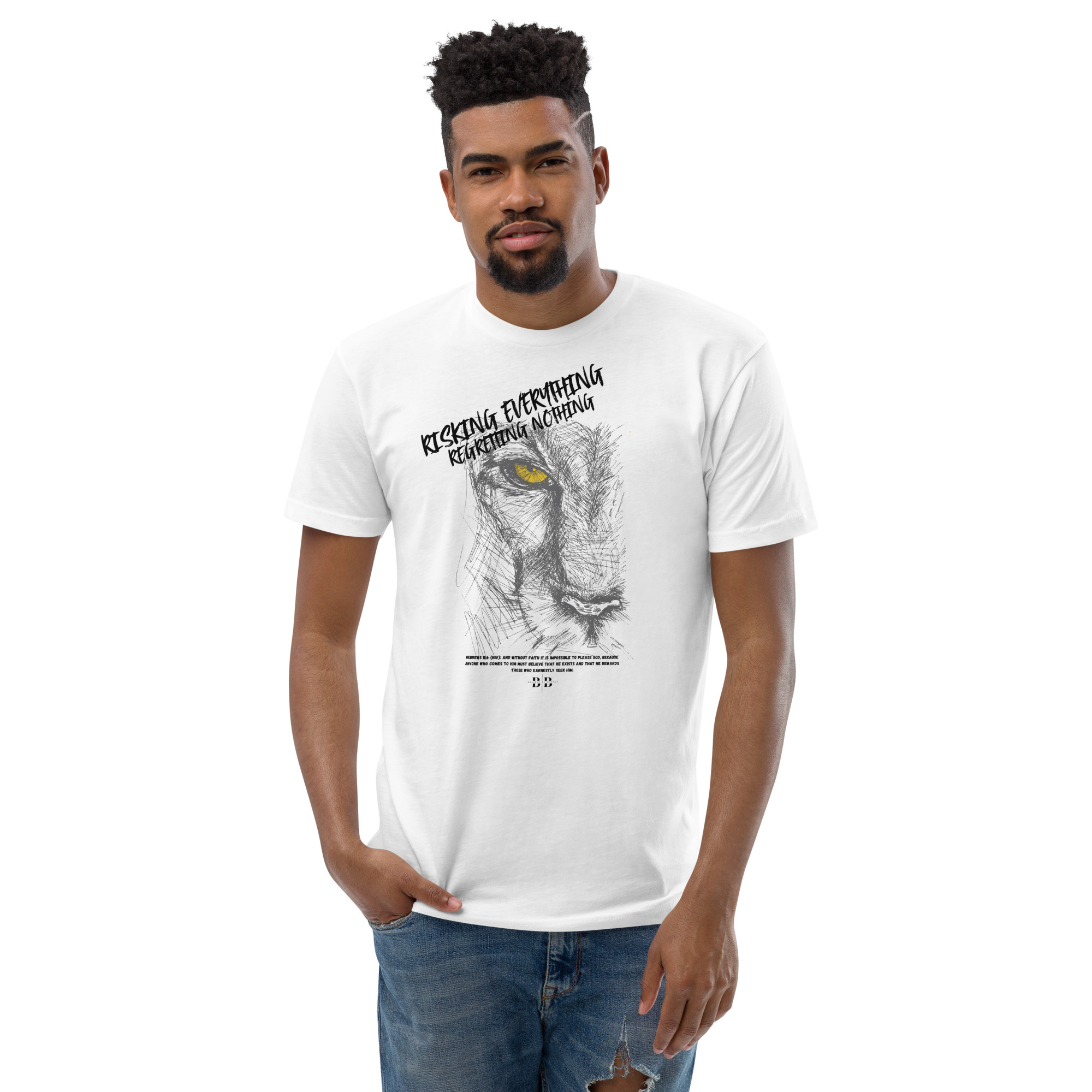 "Risking Everything Regretting Nothing" – Premium Fitted Tee