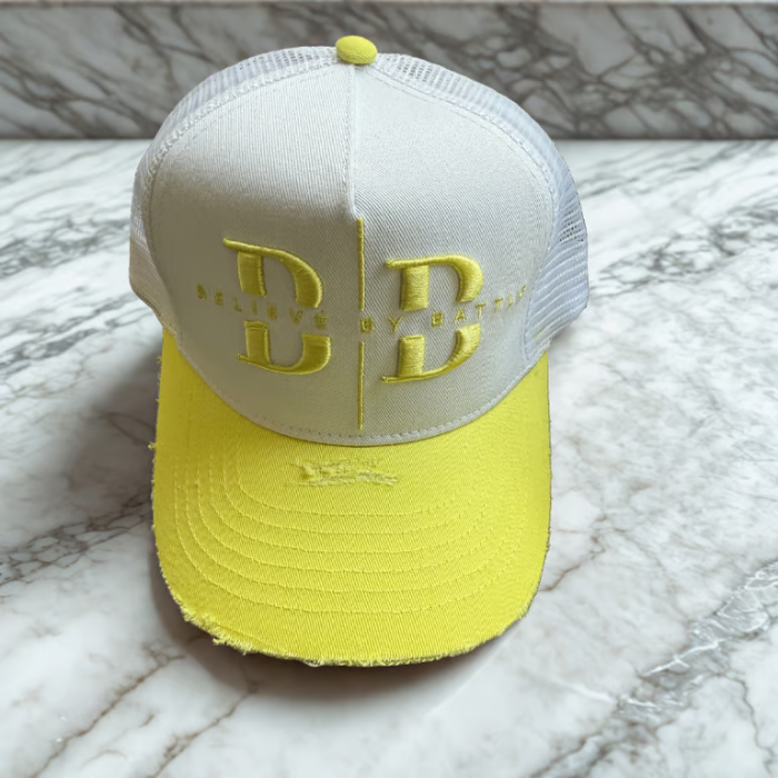 HOPE – White, Yellow & Grey Trucker Hat