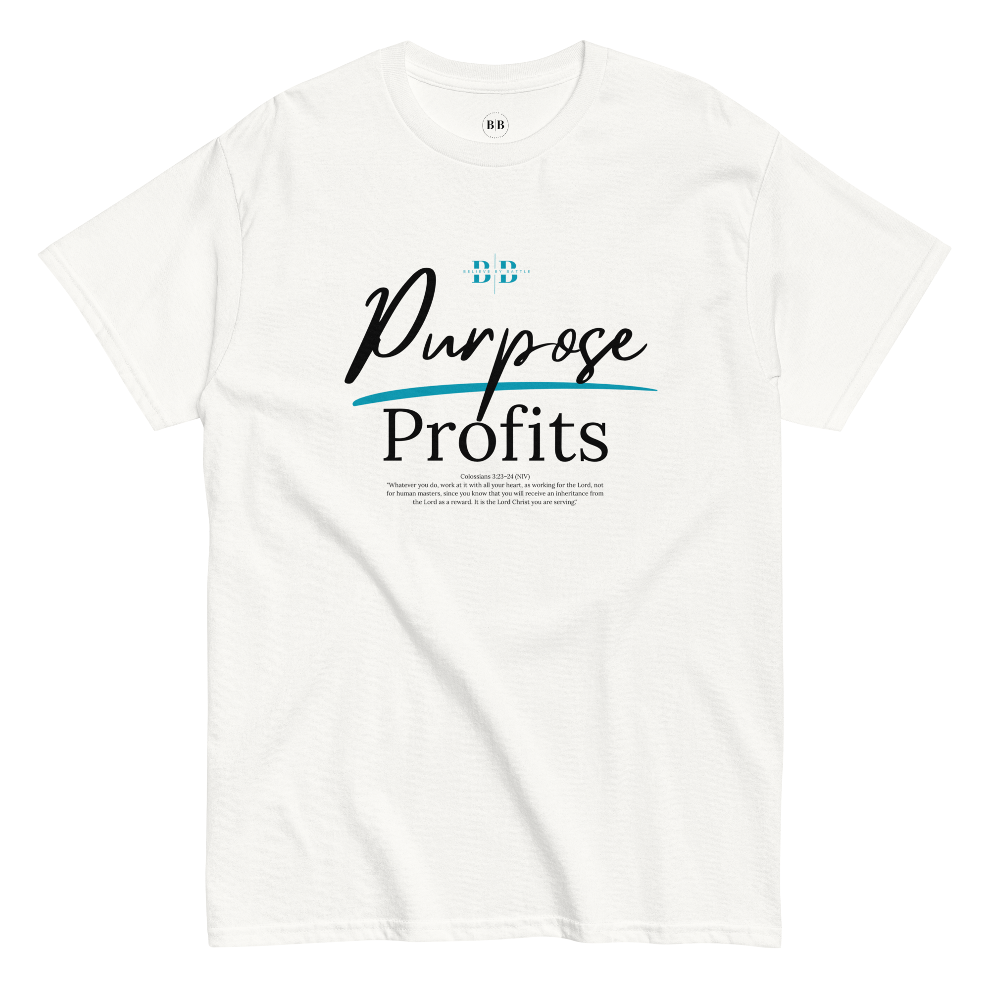 Believe By Battle "Purpose Over Profits" Tee