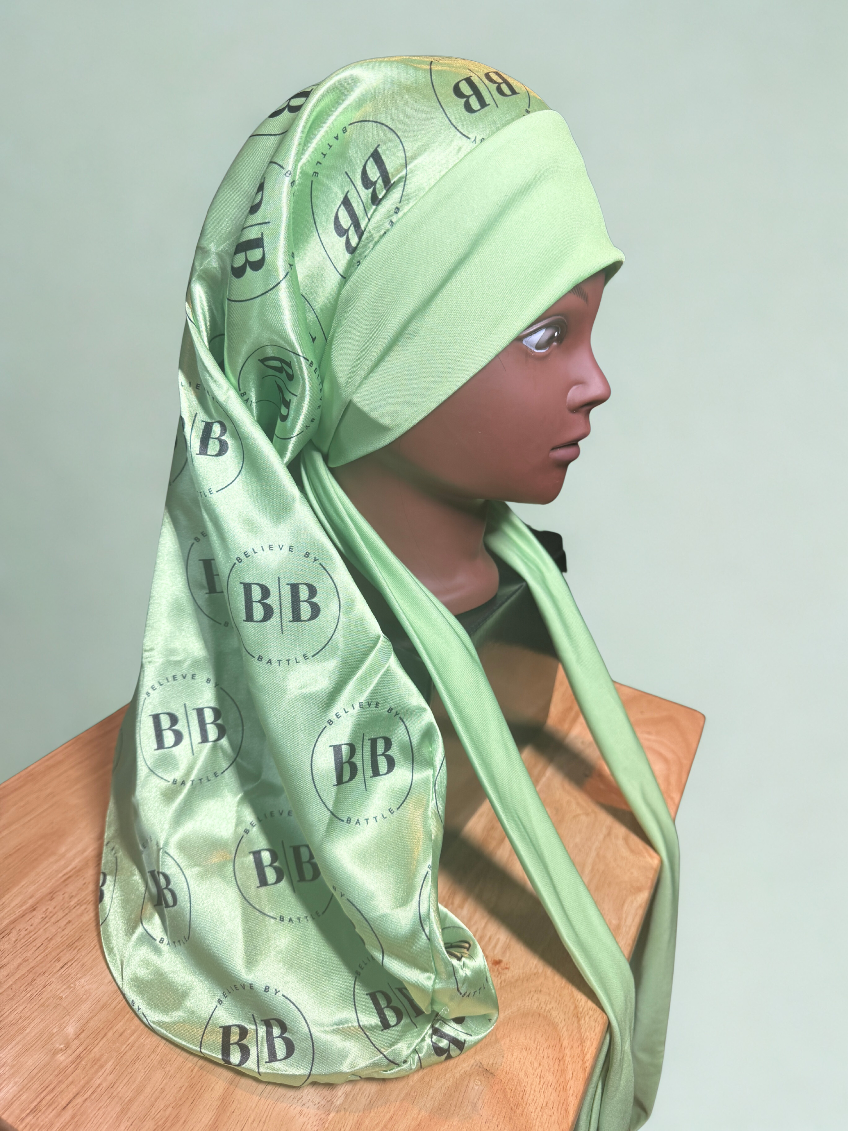 GROWTH – Long LUXE Bonnet (Light Green)