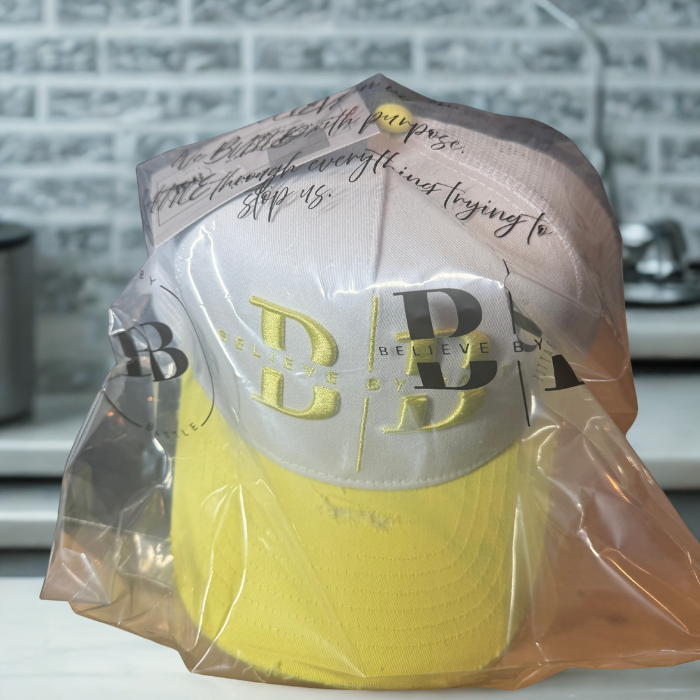 HOPE – White, Yellow & Grey Trucker Hat