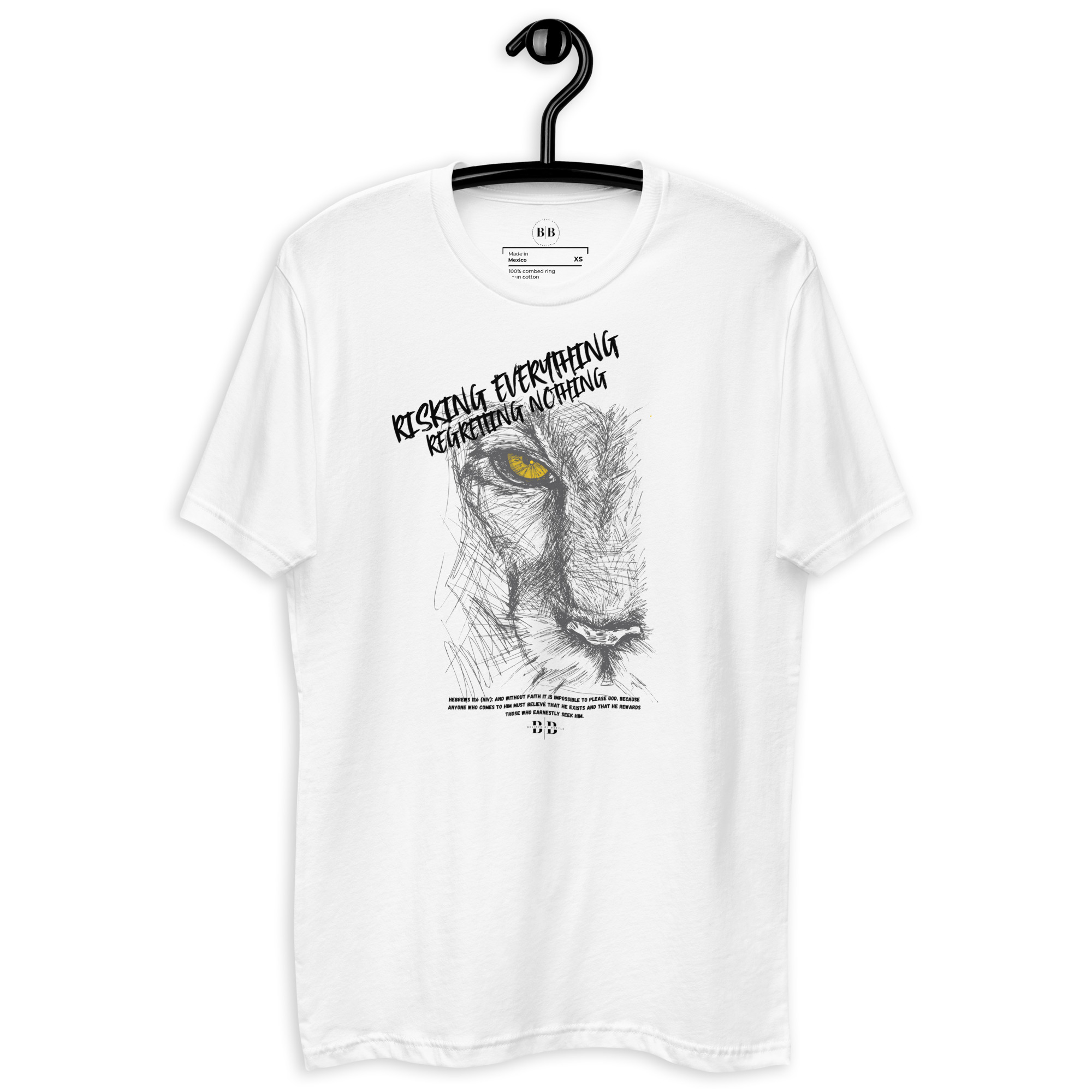 "Risking Everything Regretting Nothing" – Premium Fitted Tee