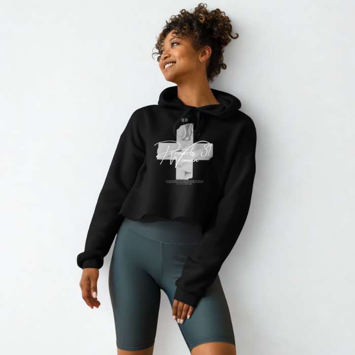 Believe By Battle "Proverbs 31 Woman" Cropped hoodie