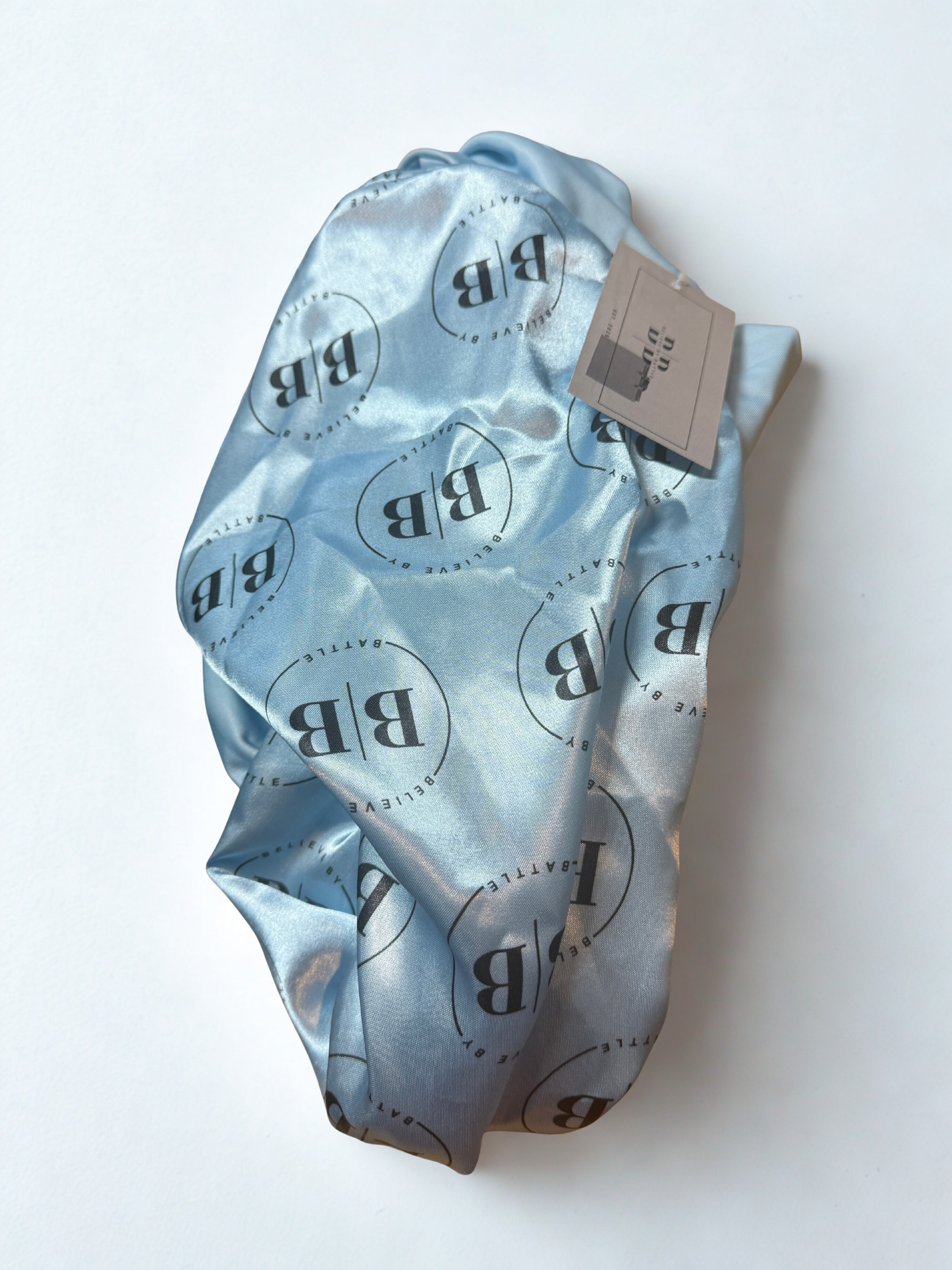 BELIEVE – Long LUXE Bonnet (Light Blue)