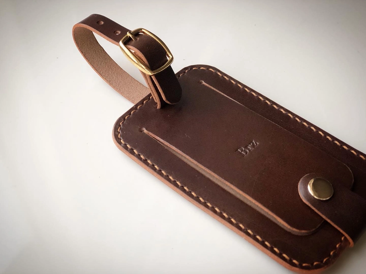 Leather Luggage Tag