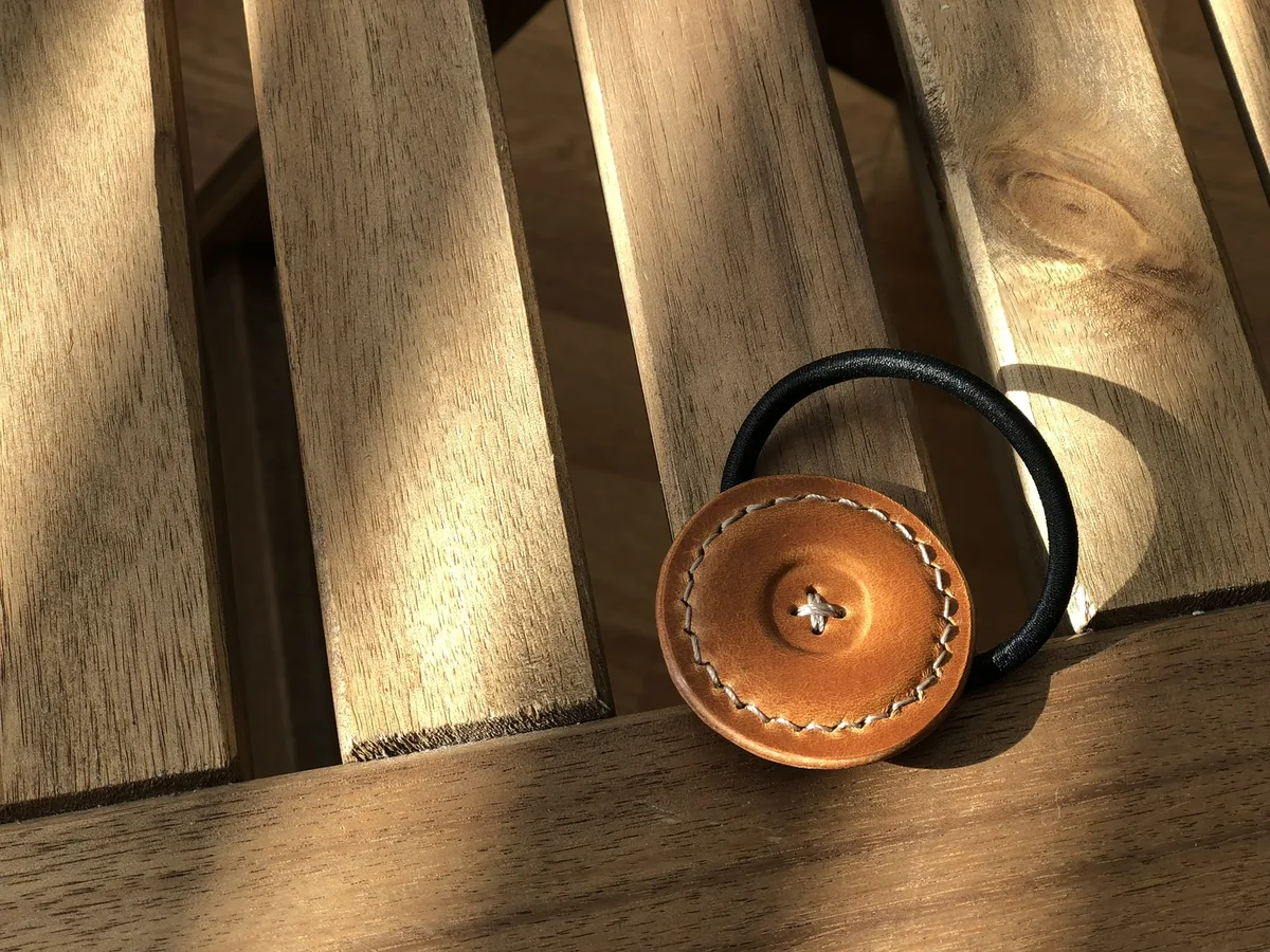 Handmade Leather Hair Tie