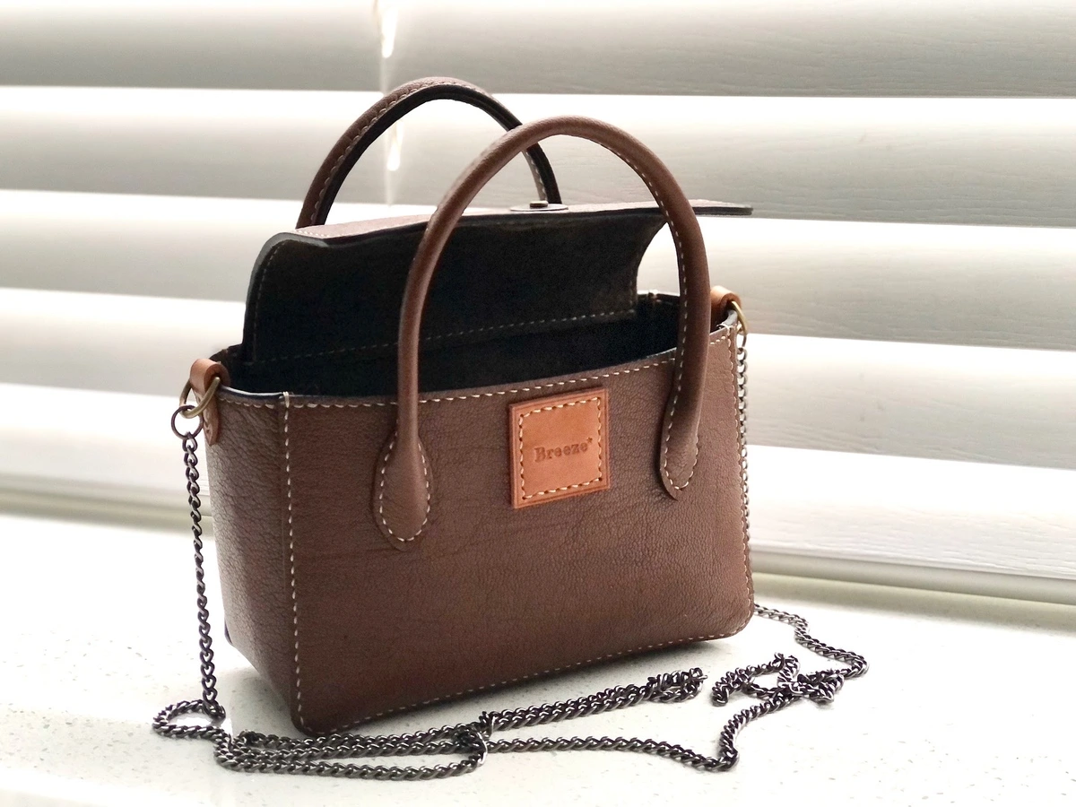 Brown LeatherMini  Handbag
