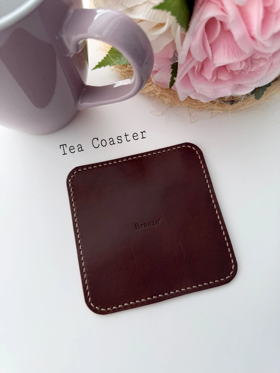 Handcrafted Leather Coaster