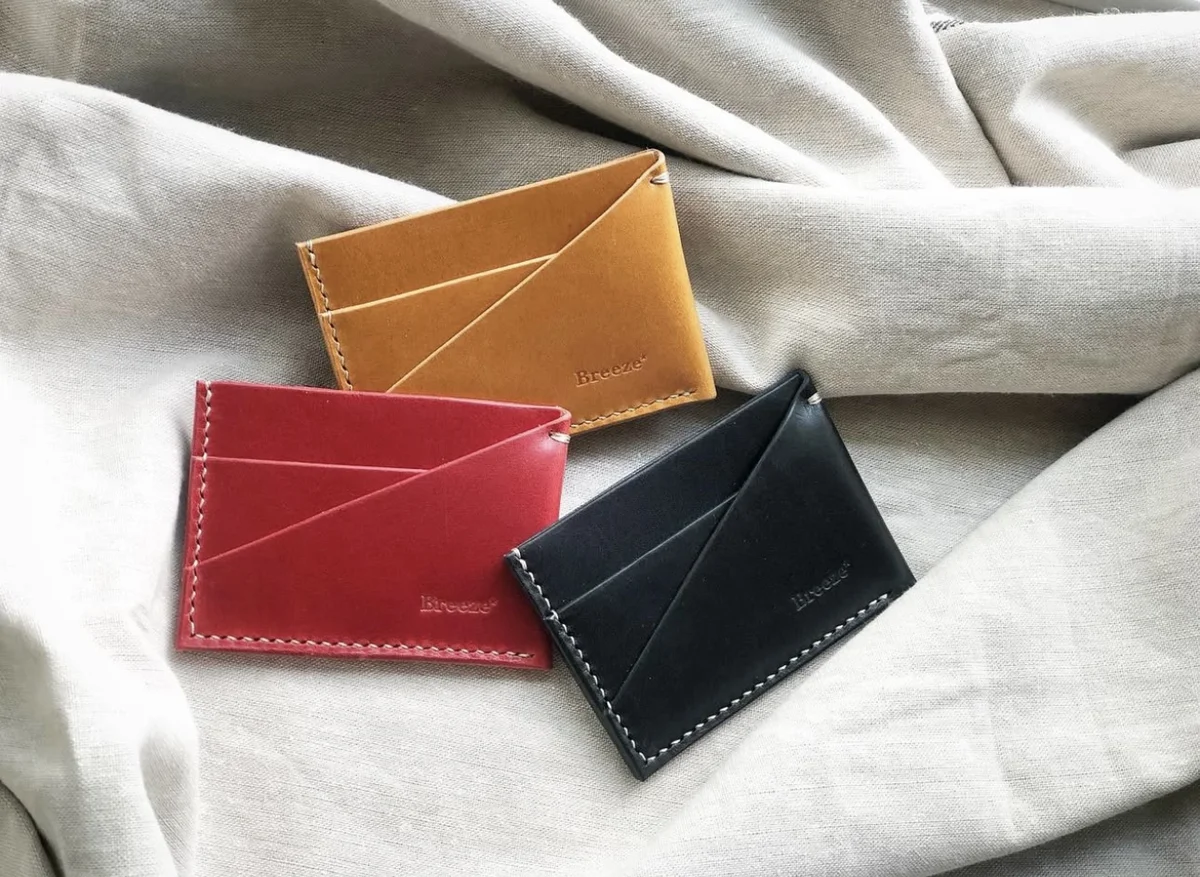 Slented Leather Wallet