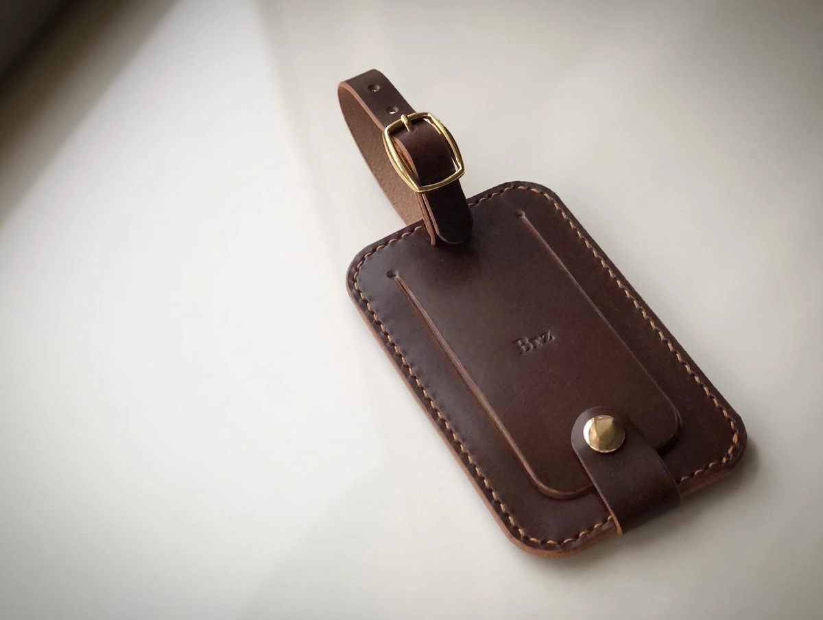 Leather Luggage Tag