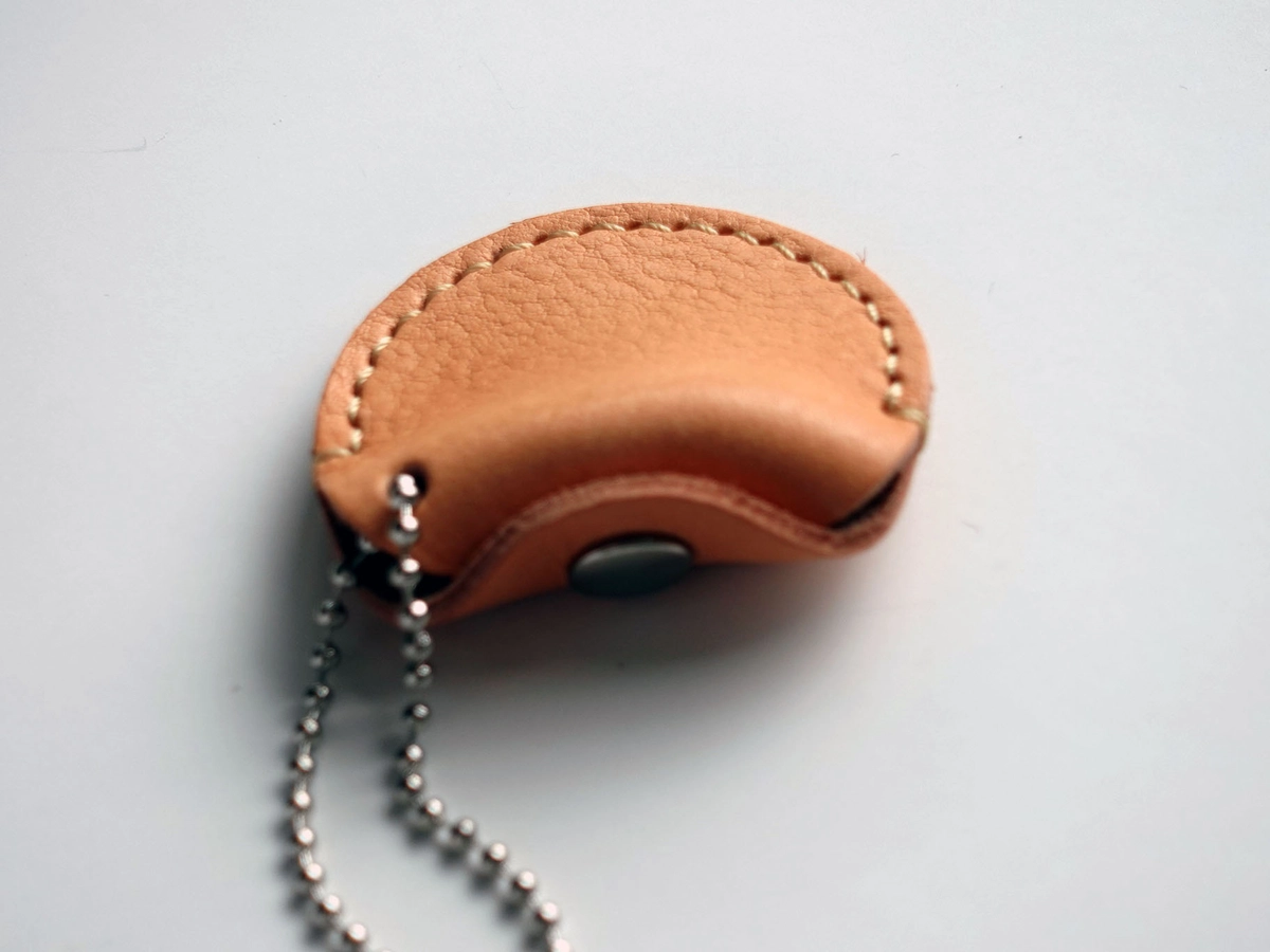 Leather Coin Pouch Keychains